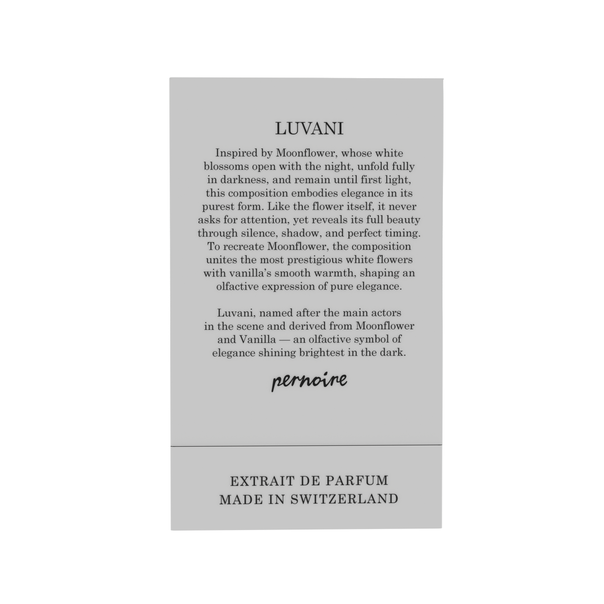 Luvani · Pernoire