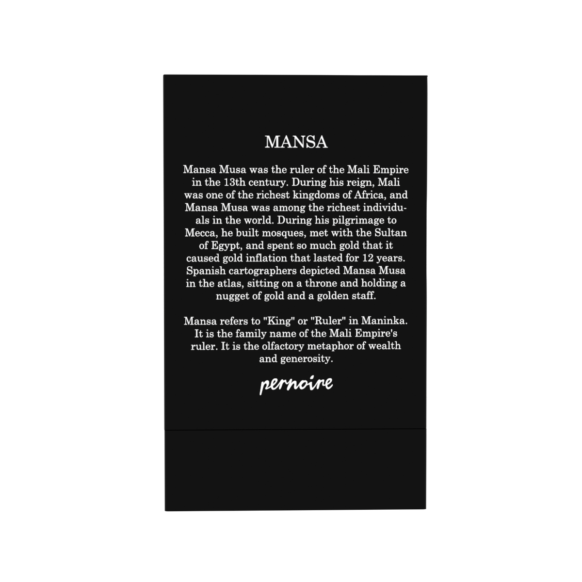 Mansa · Pernoire