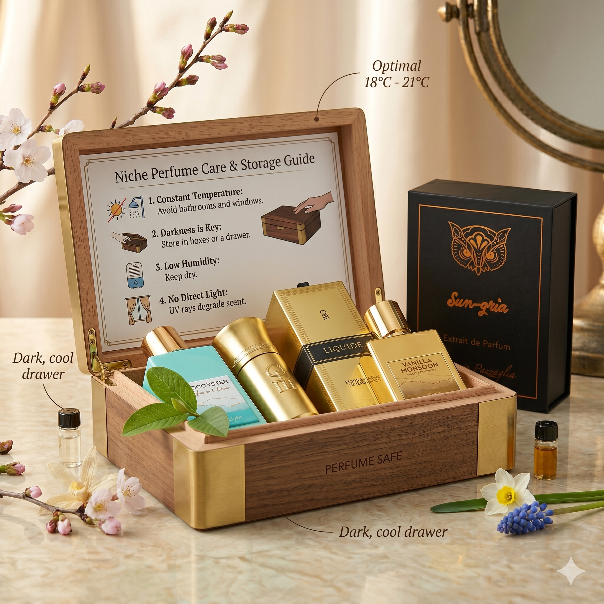 How to Store Your Niche Perfume at Home: The Complete Care Guide