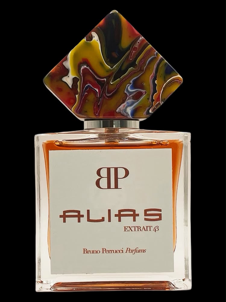 Alias Bruno Perrucci Extrait de Parfum 50ml oriental vanilla niche perfume bottle