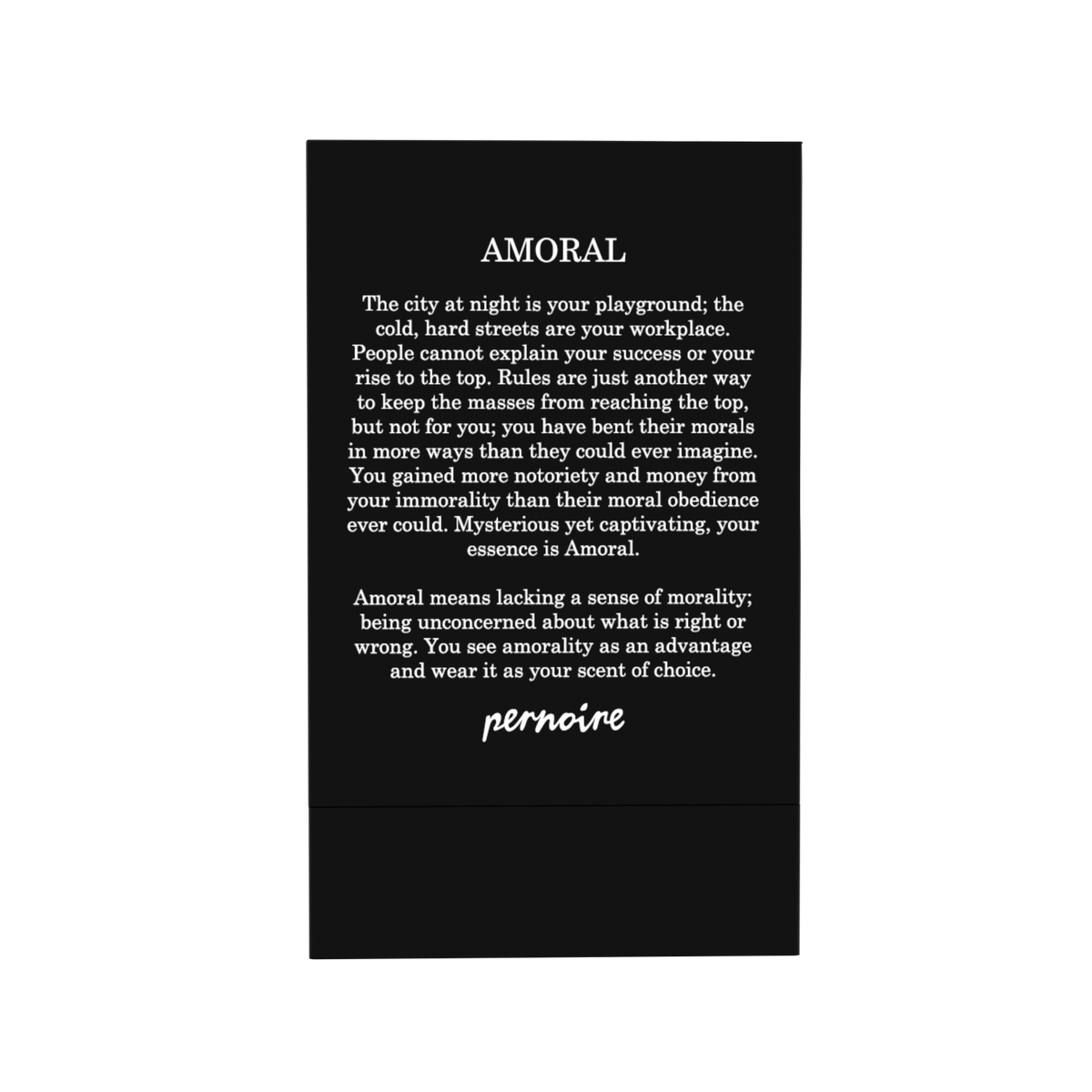 Amoral · Pernoire