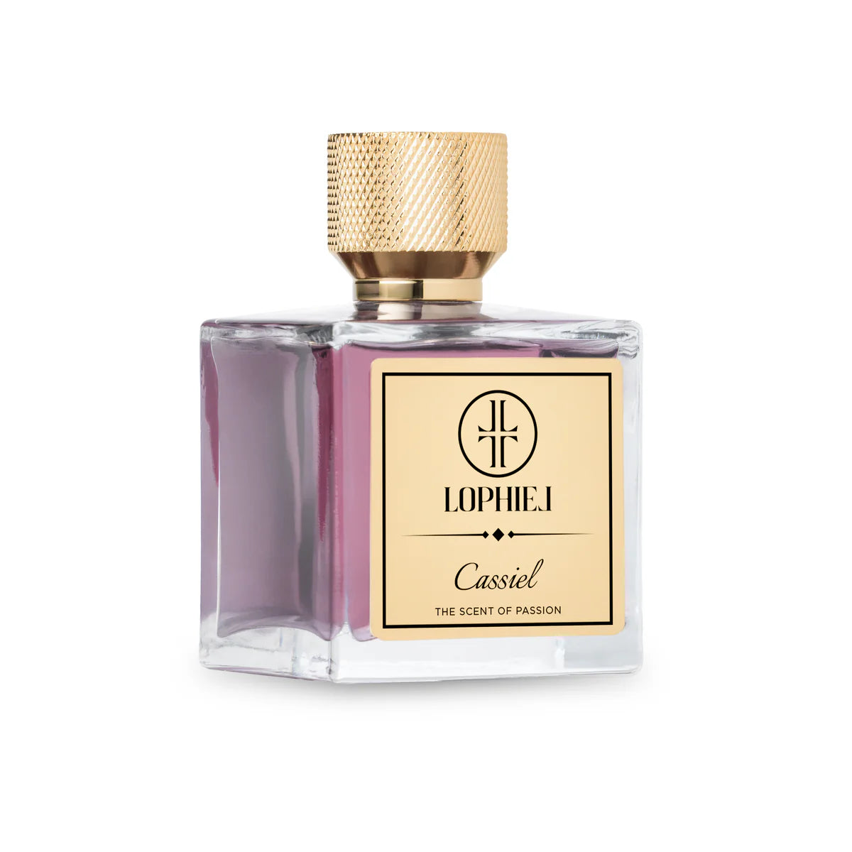 Cassiel · Lophiel — Amber niche perfume bottle angle